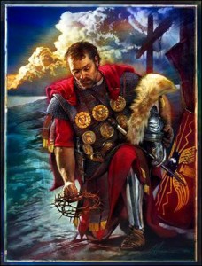 "The Roman Centurion" painting by Nathan Greene